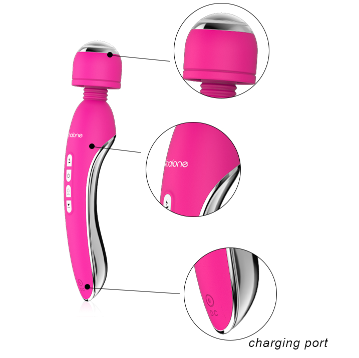 Nalone EMP vibratore elettrostimolatore 2 motori silenzioso