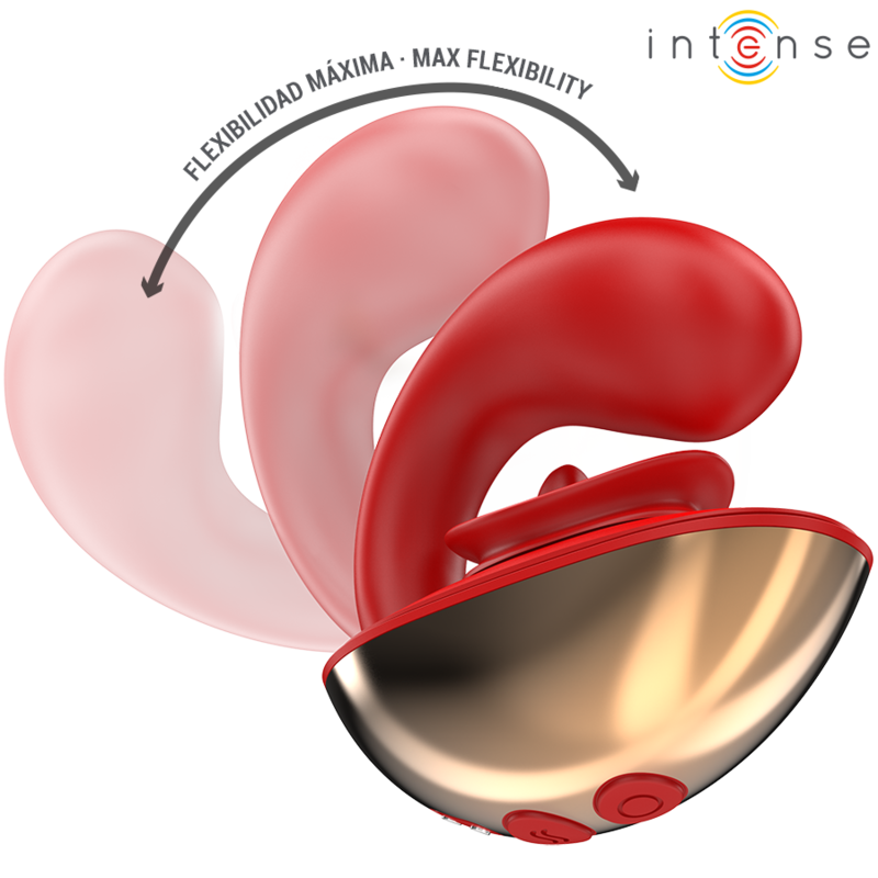 Intense Mariah Rosso vibratore punto G silicone silenzioso