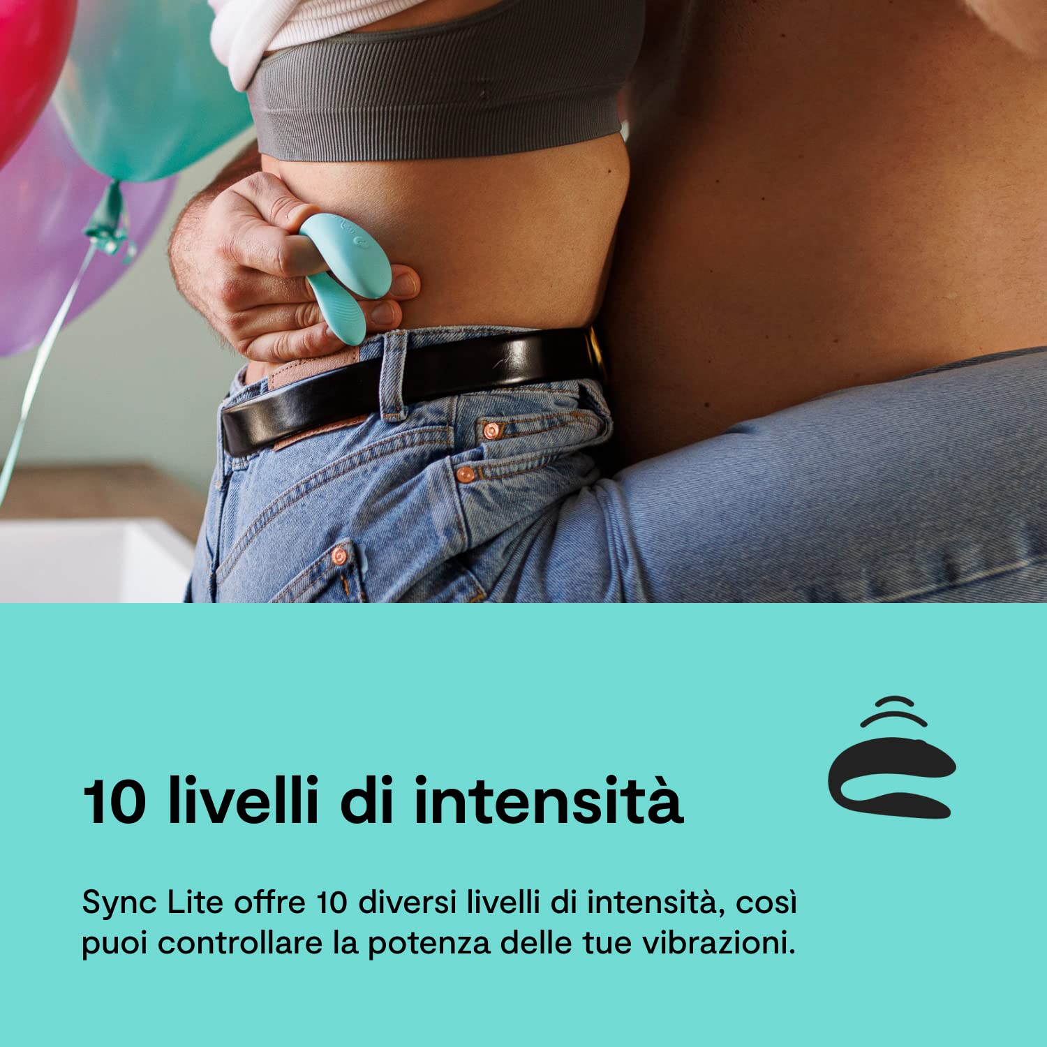 We-Vibe Sync Lite vibratore di coppia blu ricaricabile