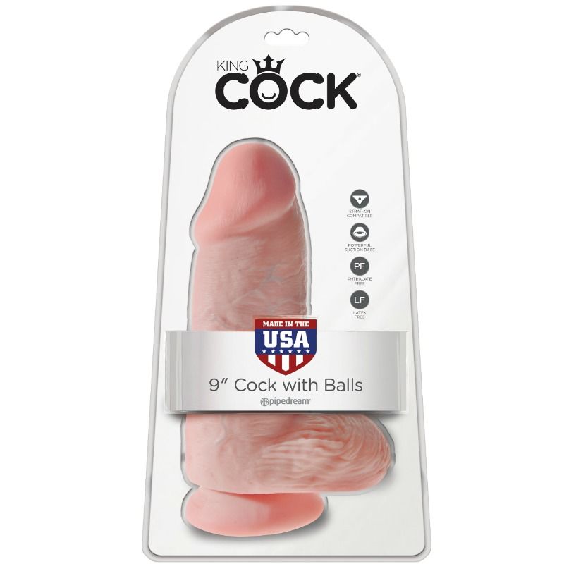 Pipedream King Cock Chubby dildo realistico 23 cm flesh