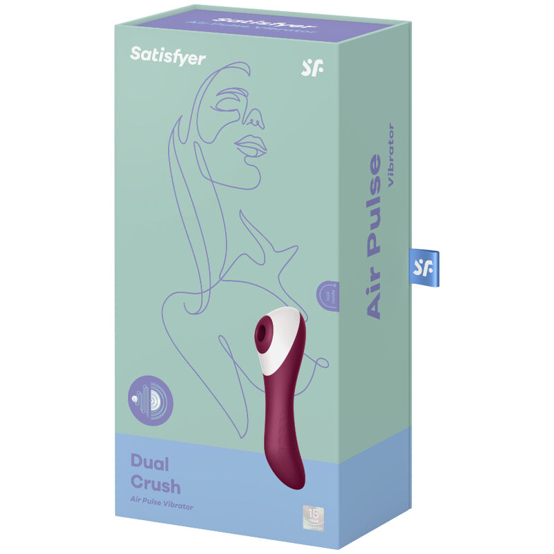Satisfyer Dual Crush stimolatore clitoride air pulse