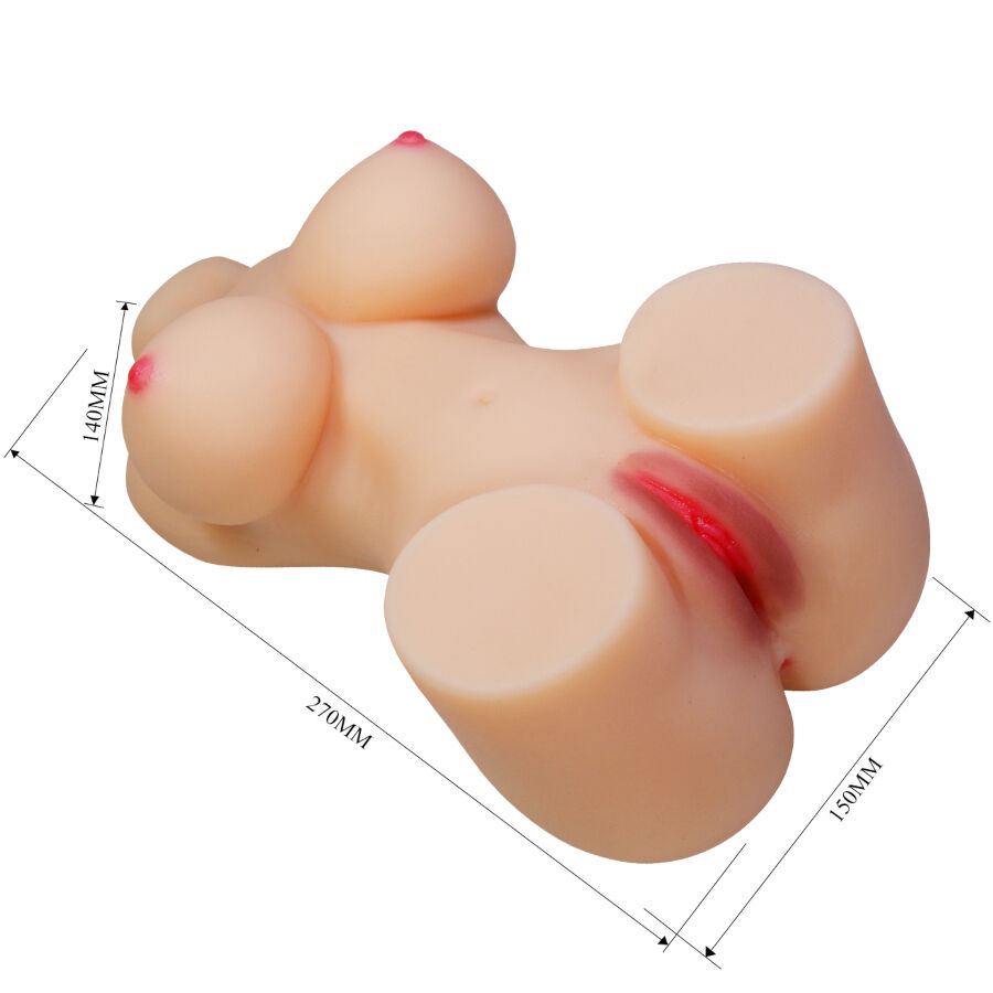 Frutille Crazy Bull Hetty torso masturbatore 1,9 kg TPR