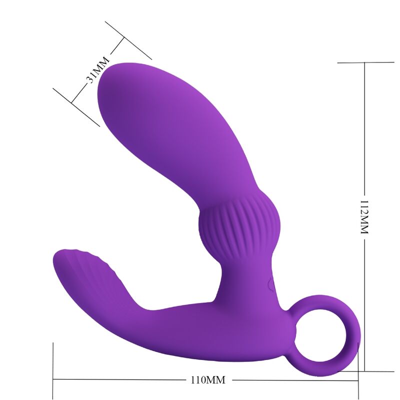 Pretty Love Cayla plug prostatico vibrante lilla telecomando