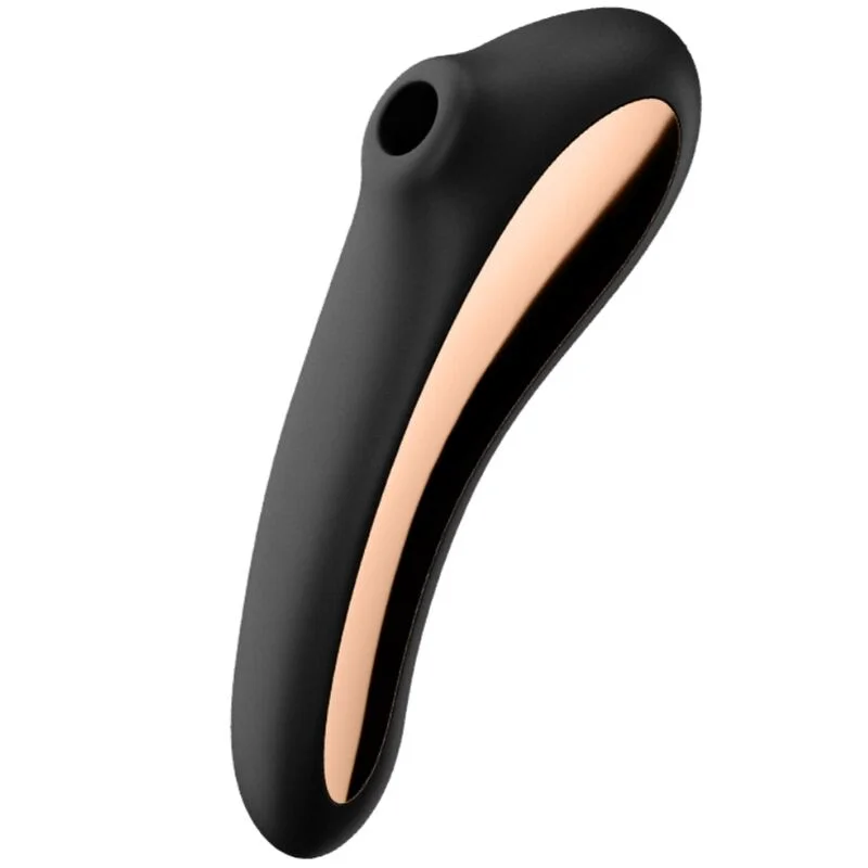 Satisfyer Dual Kiss stimolatore clitoride nero doppia stimolazione