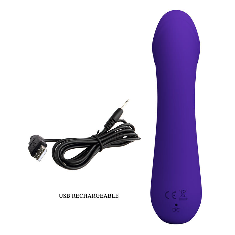 Pretty Love Cetus vibratore punto G viola ricaricabile