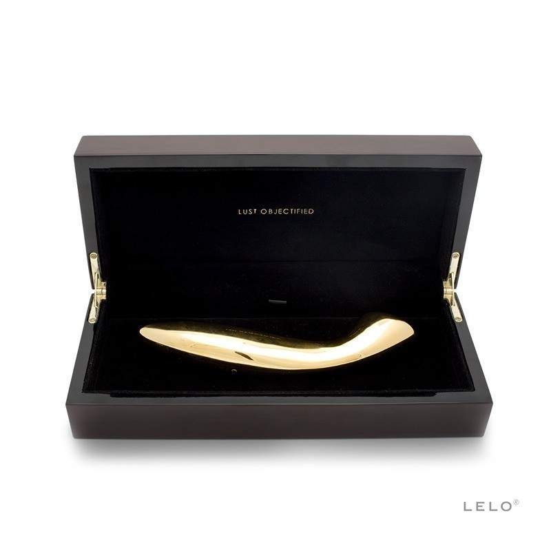 LELO Olga Oro dildo in acciaio 19,5 cm doppia estremità