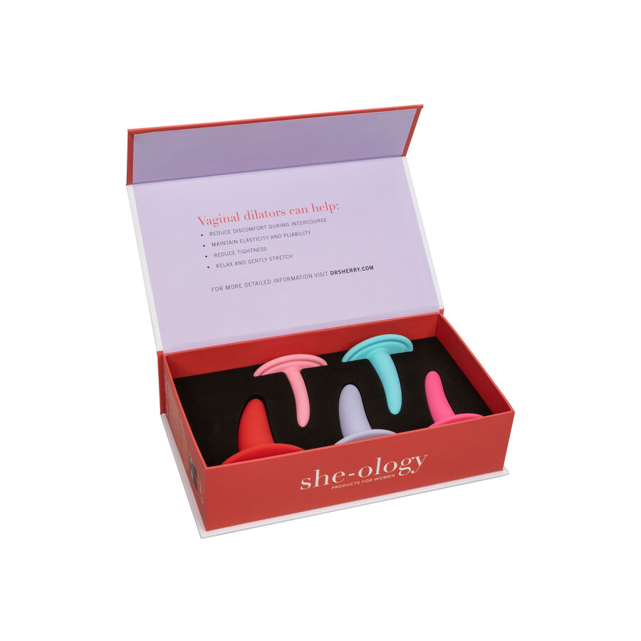 CalExotics She-Ology set 5 dilatatori vaginali silicone