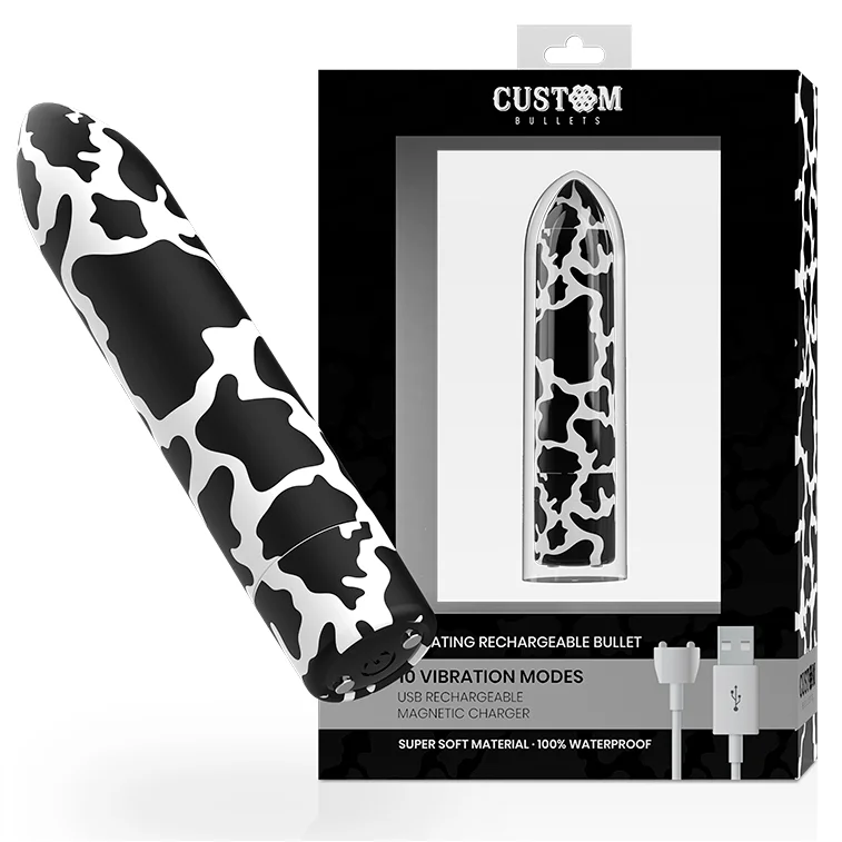 Custom Bullets Mucca mini vibratore 10 funzioni