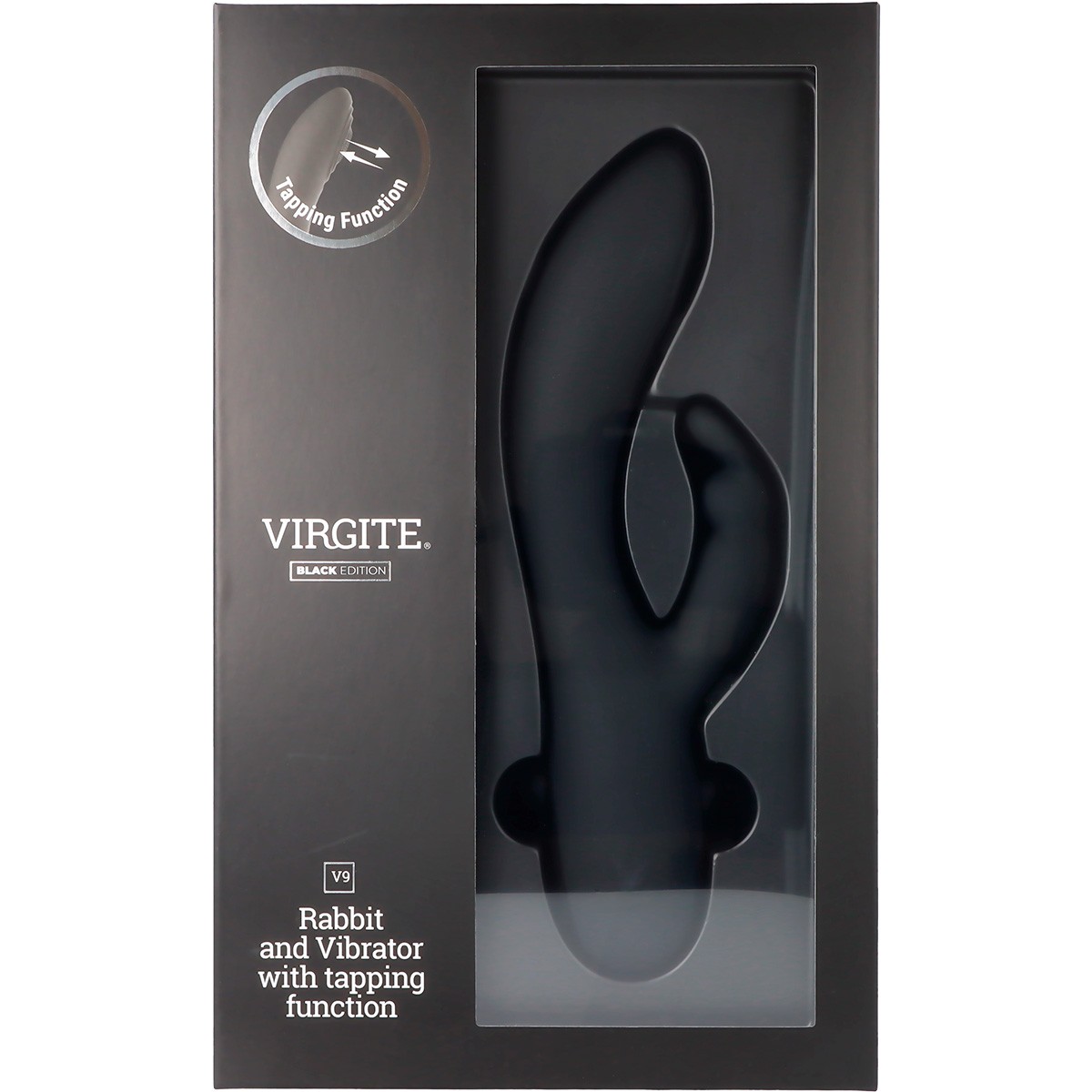 Virgite Love Hit V9 vibratore clitoride nero tapping punto G