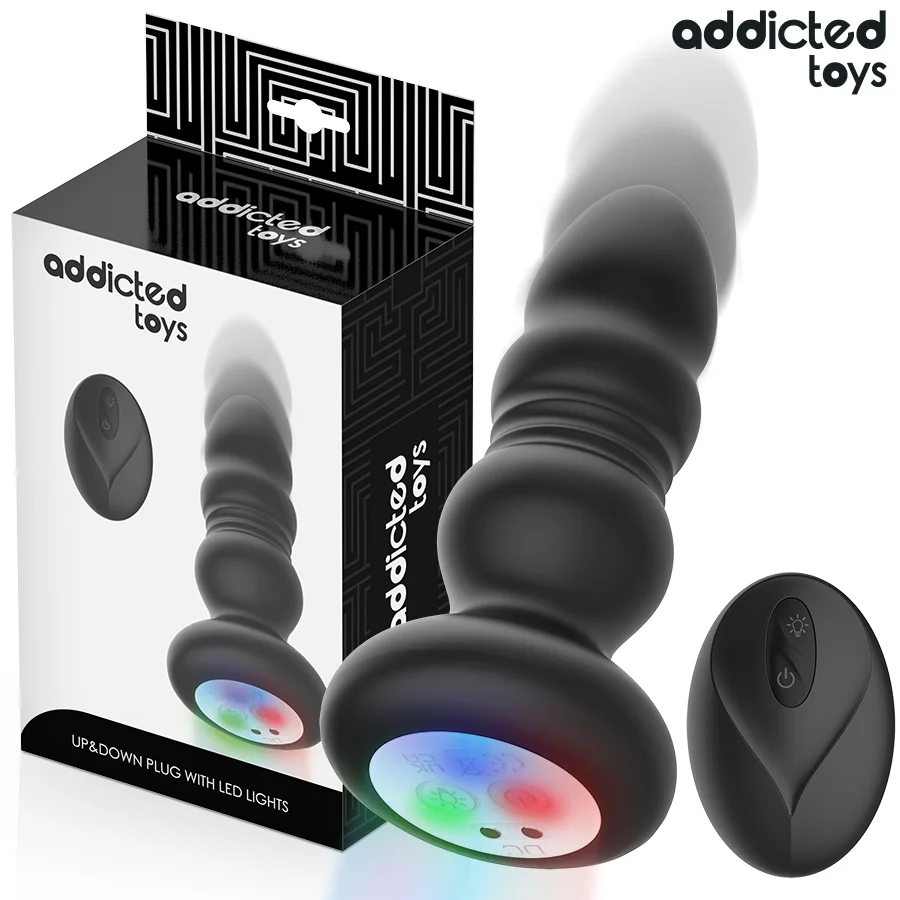 Addicted Toys Plug Anale Vibrante LED con telecomando