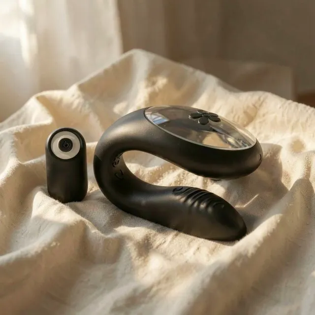 Brilly Glam We Love for Partners vibratore di coppia nero