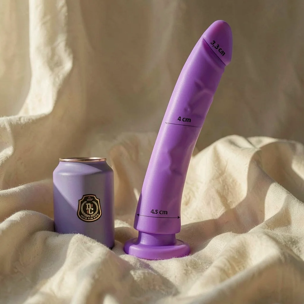 Delta Club Lilla 23 dildo in silicone lilla 23 cm
