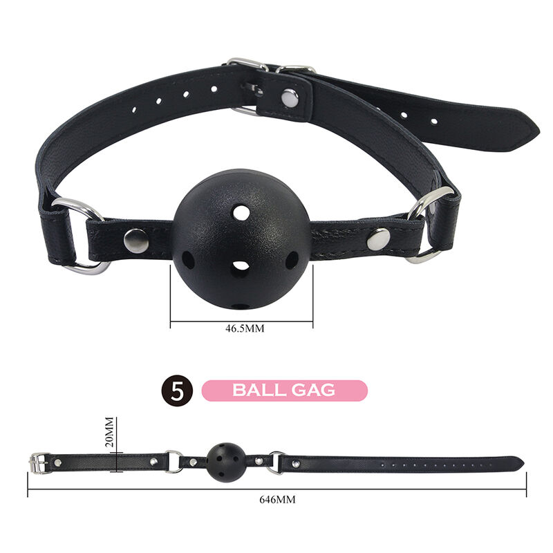 Pretty Love Kit BDSM bondage 8 pezzi nero