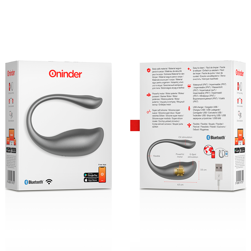 Oninder Egg ovetto vibrante rosa con app