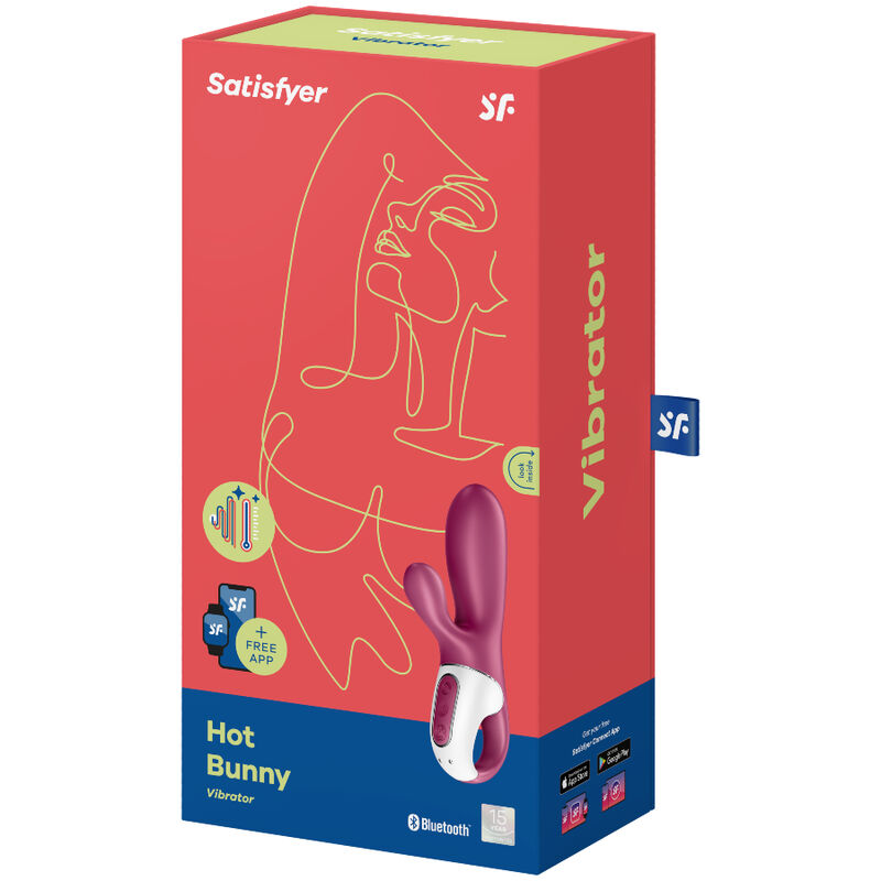 Satisfyer Hot Bunny Connect vibratore riscaldante con app