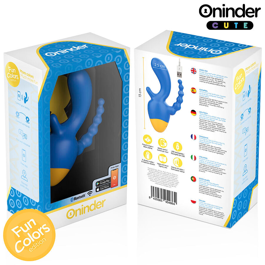 Oninder Cute Triple vibratore triplo stimolazione 9 modi