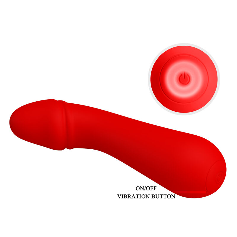Pretty Love Cetus vibratore punto G rosso ricaricabile