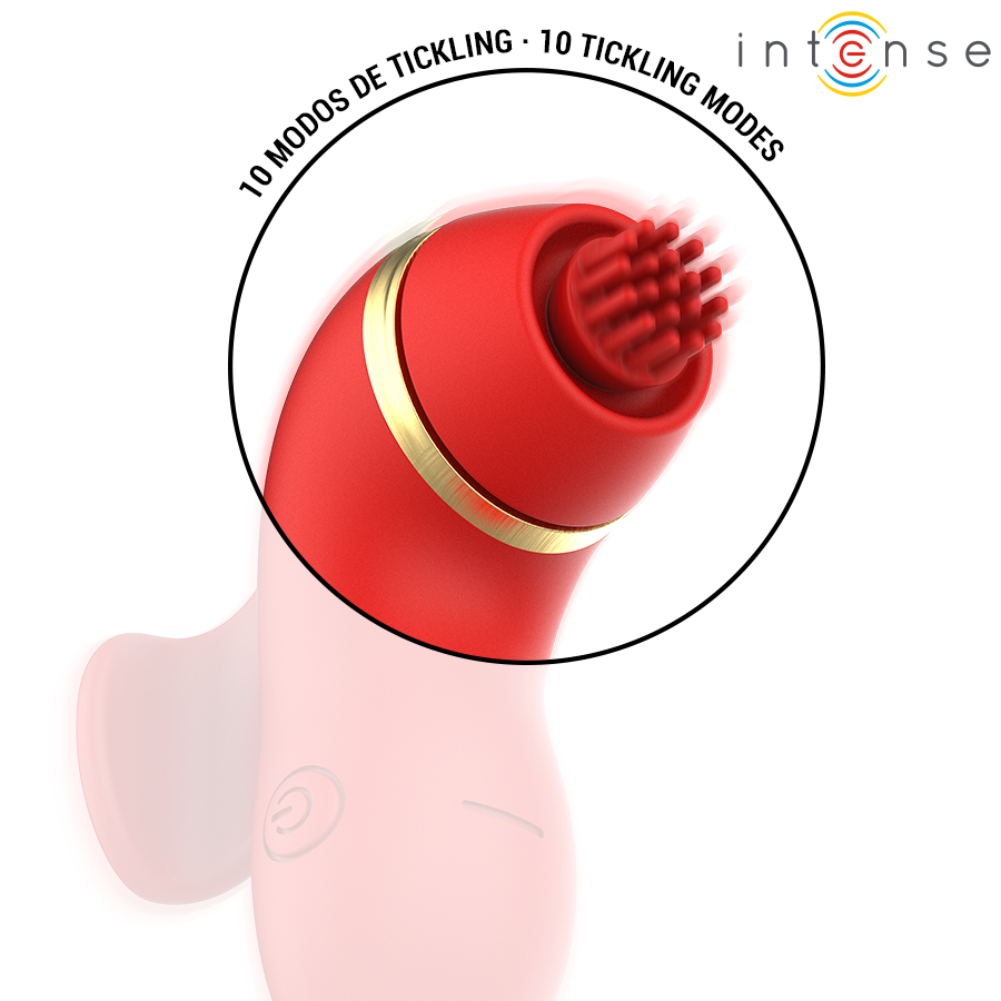 Intense Patty stimolatore clitoride 4 testine silicone silenzioso
