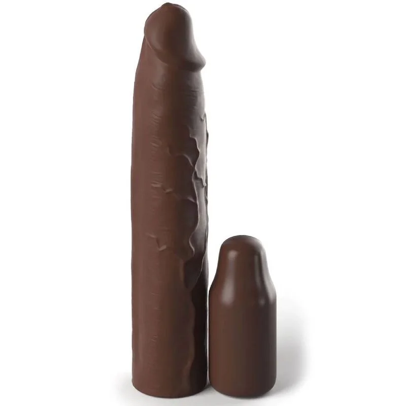 Fantasy X-Tensions Elite guaina pene marrone 22 cm