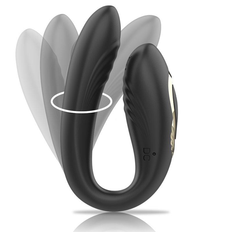 Ibiza Double Pleasure Wave vibratore coppia rotazione telecomando