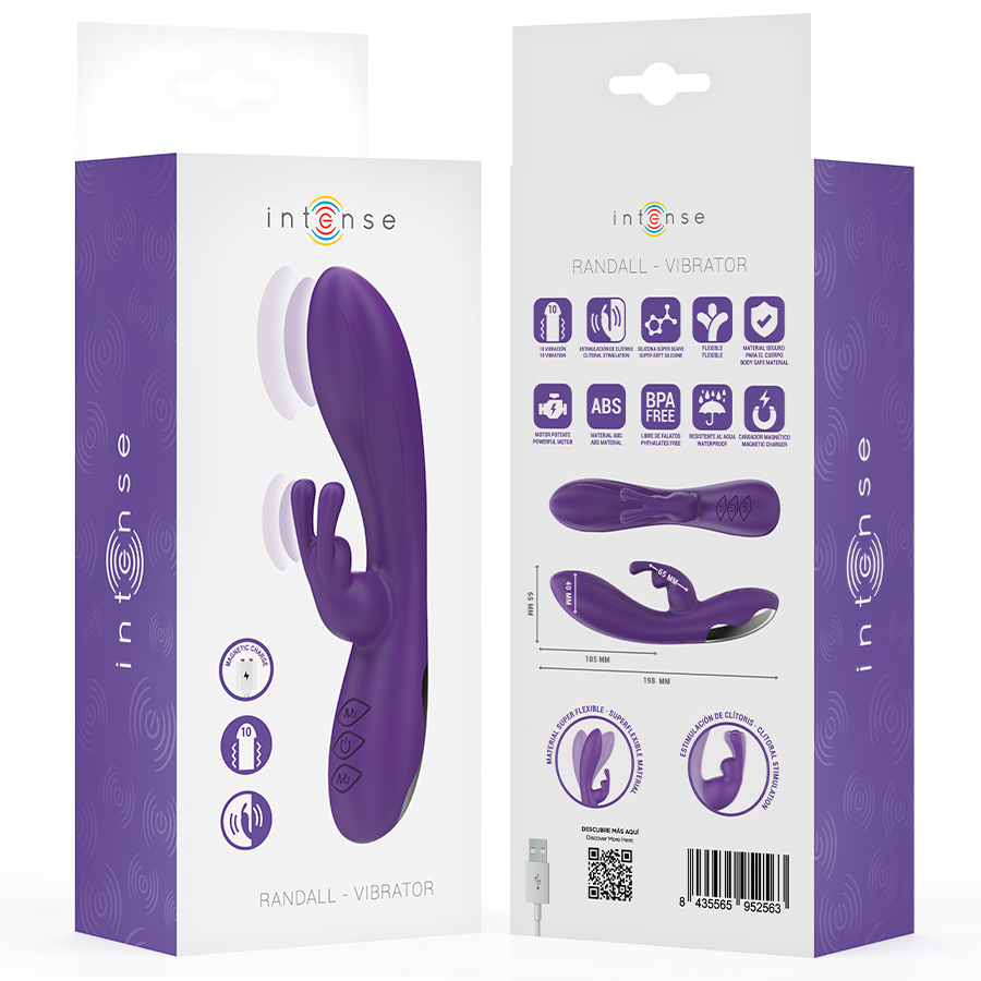 Intense Randall vibratore rabbit viola 10 modalità