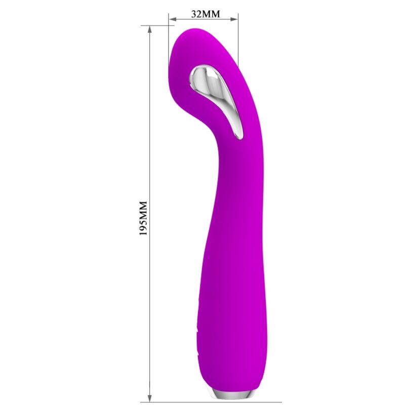 Pretty Love Hector vibratore punto G elettrico viola ricaricabile