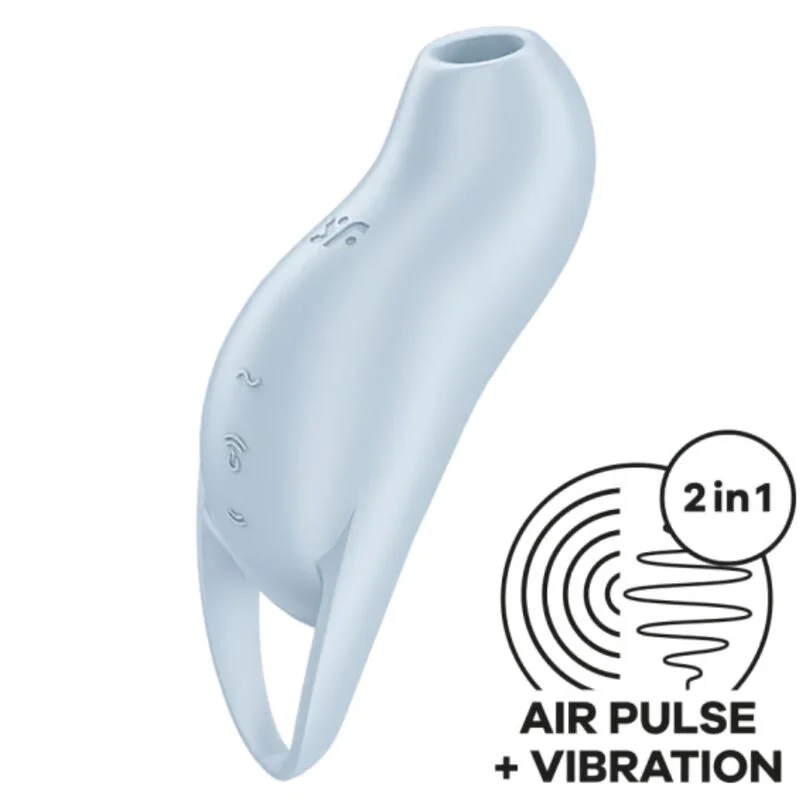Satisfyer Pocket Pro 1 Stimolatore Air Pulse Azzurro