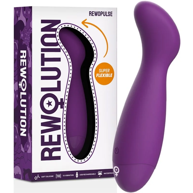 Rewolution RewoPulse vibratore punto G lilla flessibile