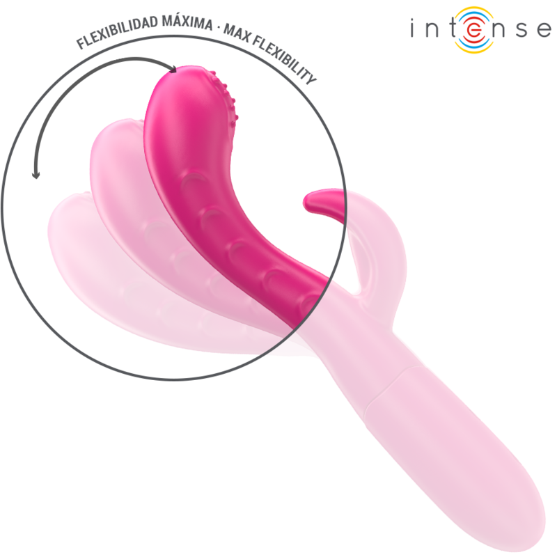 Intense Amara Stimolatore Clitoride a Lingua Rosa 10 Modi