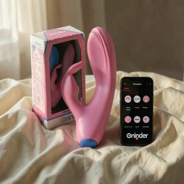 Frutille ONINDER Love Bunny rabbit vibratore con app silicone