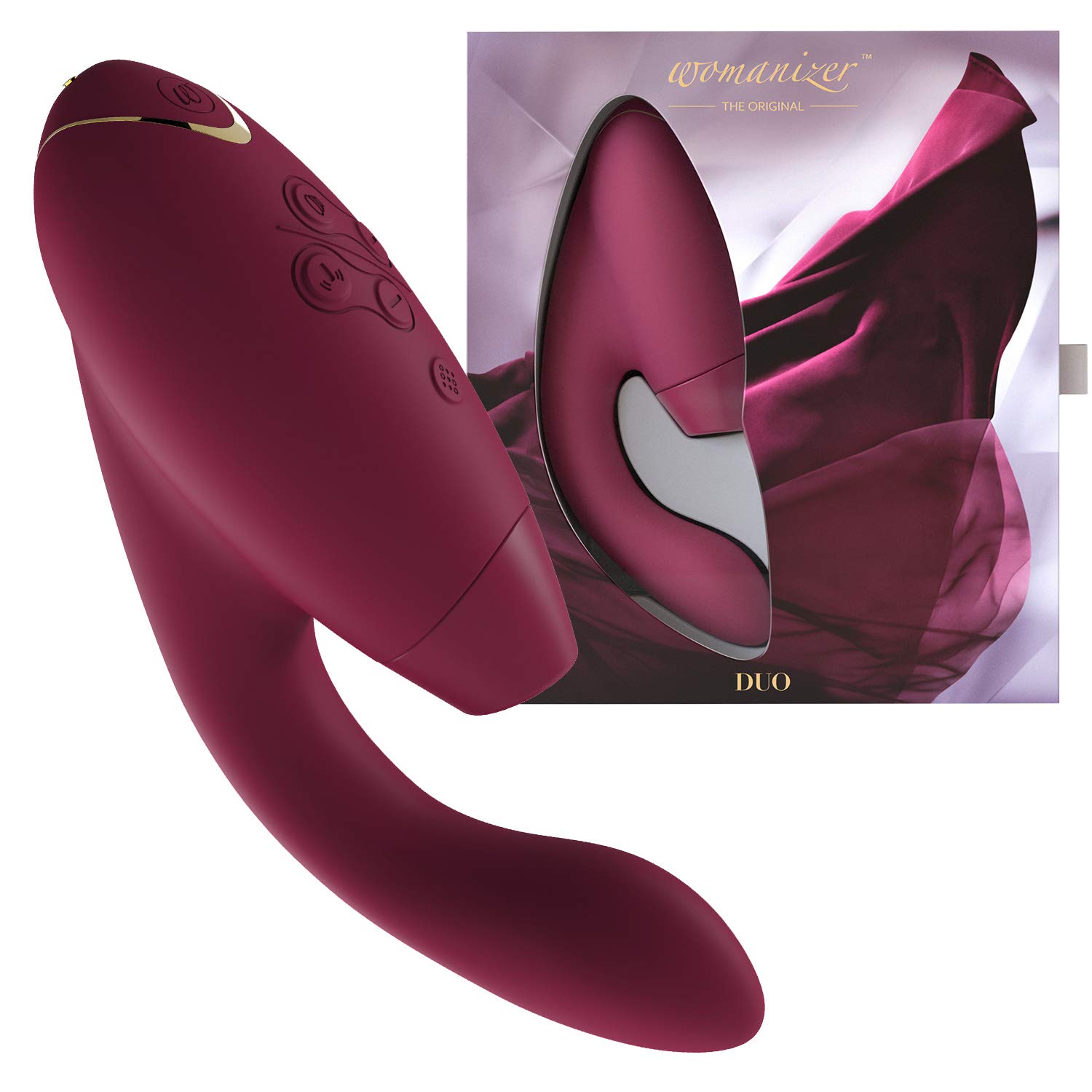 Womanizer Duo 1 rabbit vibratore rossa doppia stimolazione