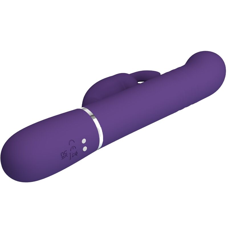 Pretty Love Coale vibratore viola rotante e spingente
