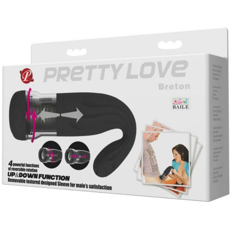 Pretty Love Breton masturbatore rotante a batterie