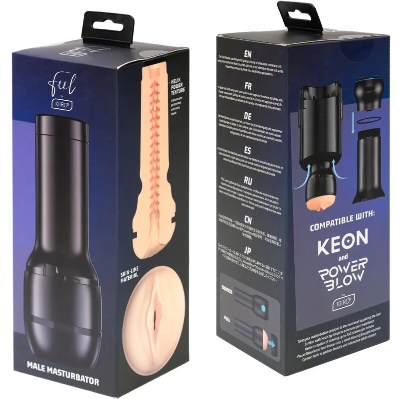 Kiiroo Feel Stroker masturbatore maschile tunnel vagina