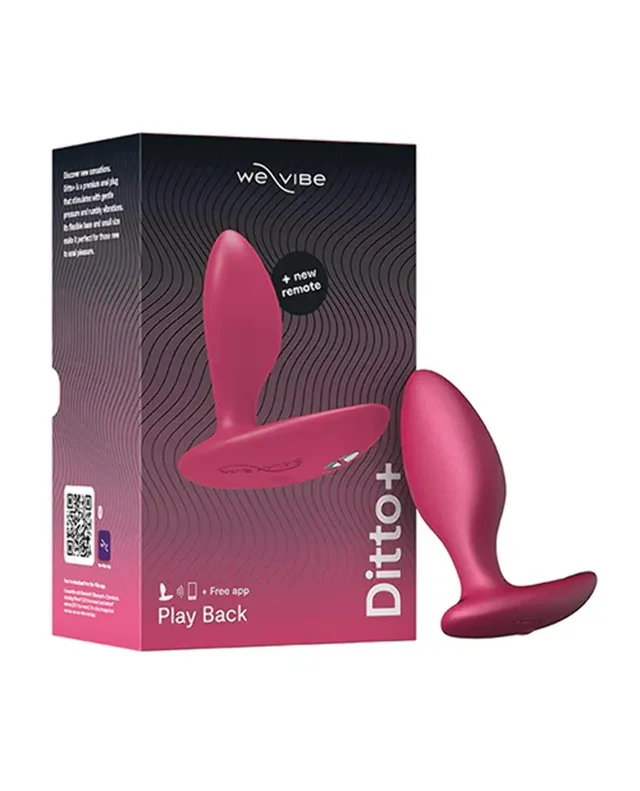 We-Vibe Ditto+ Cosmic Pink plug anale rosa
