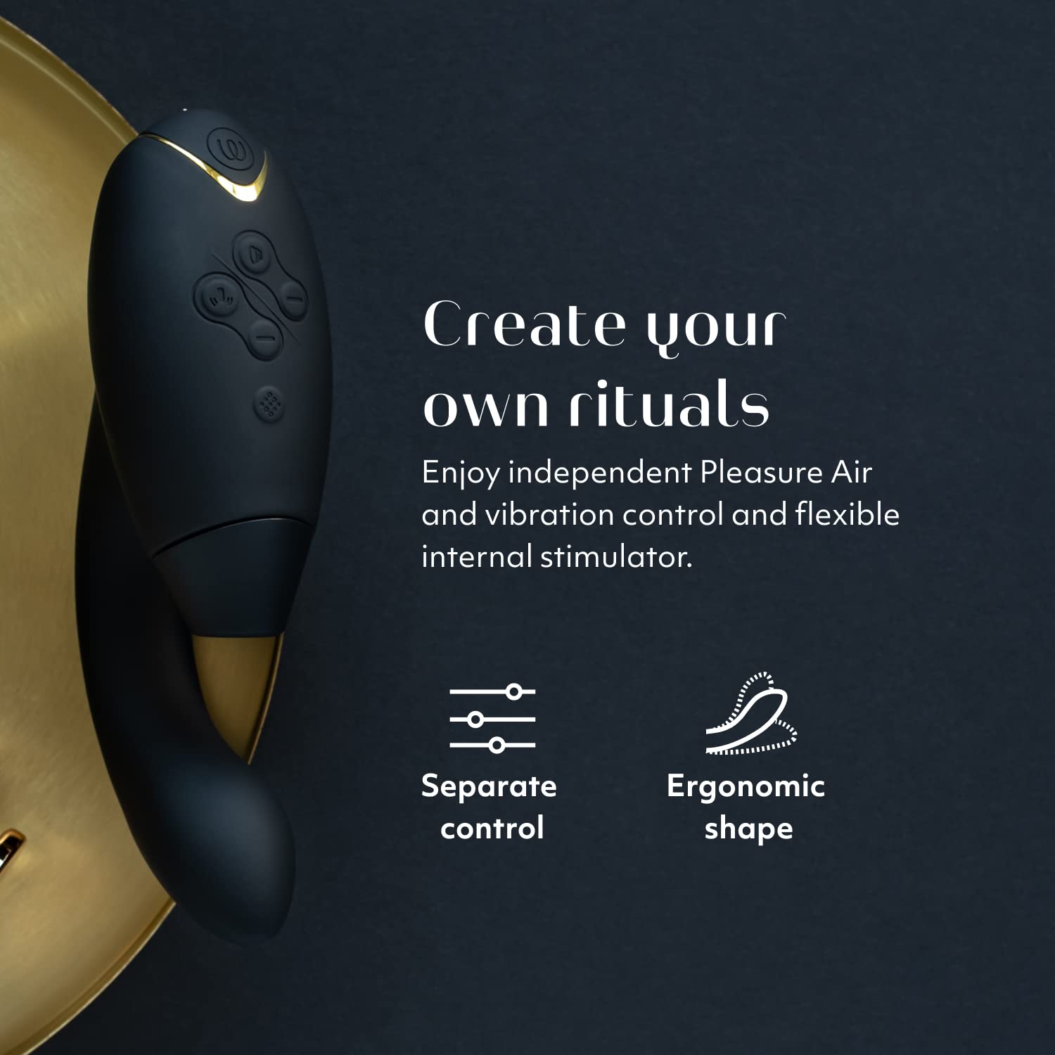 Womanizer Duo 2 Vibratore Punto G Nero 14 Intensità