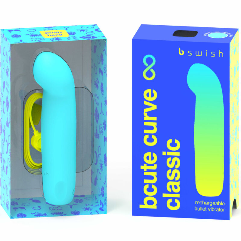 B Swish Bcute Curve Infinite vibratore punto G blu