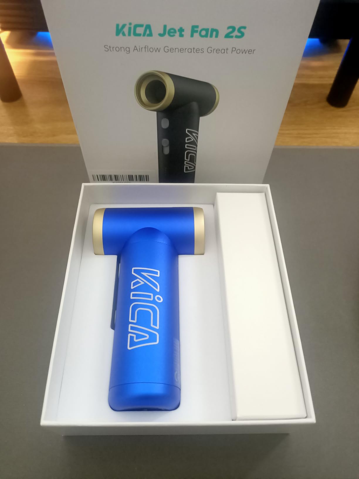 Kica JetFan 2S soffiatore elettrico Blu Standard Set 3 ugelli