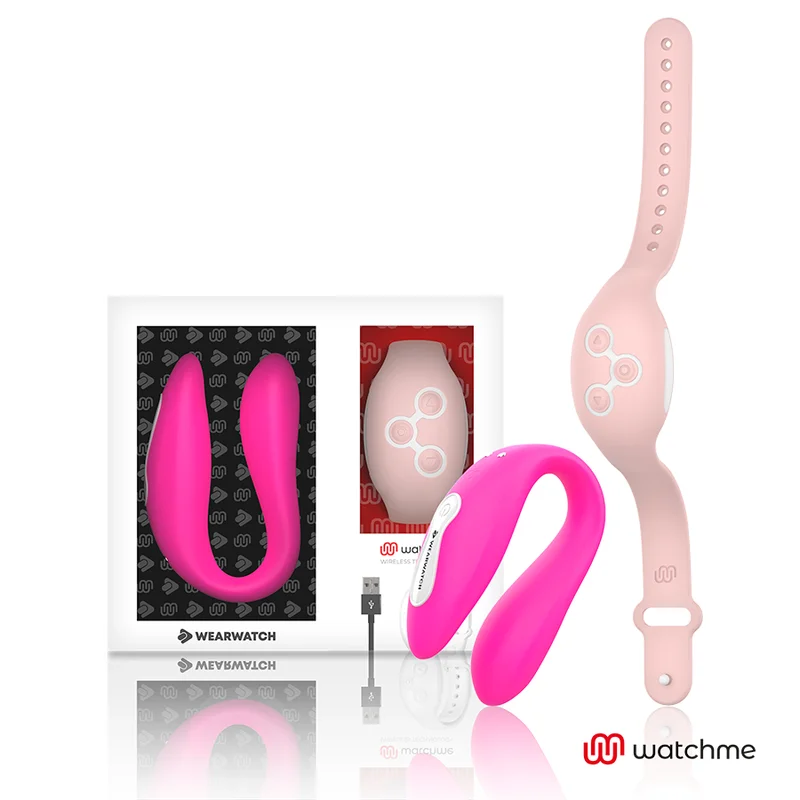 WEARWATCH Dual vibratore coppia orologio fucsia rosa