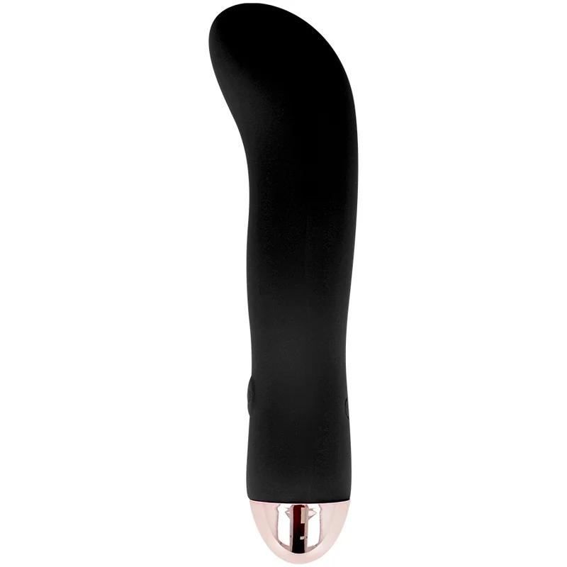 Dolce Vita Due vibratore ricaricabile silicone nero 13,2 cm