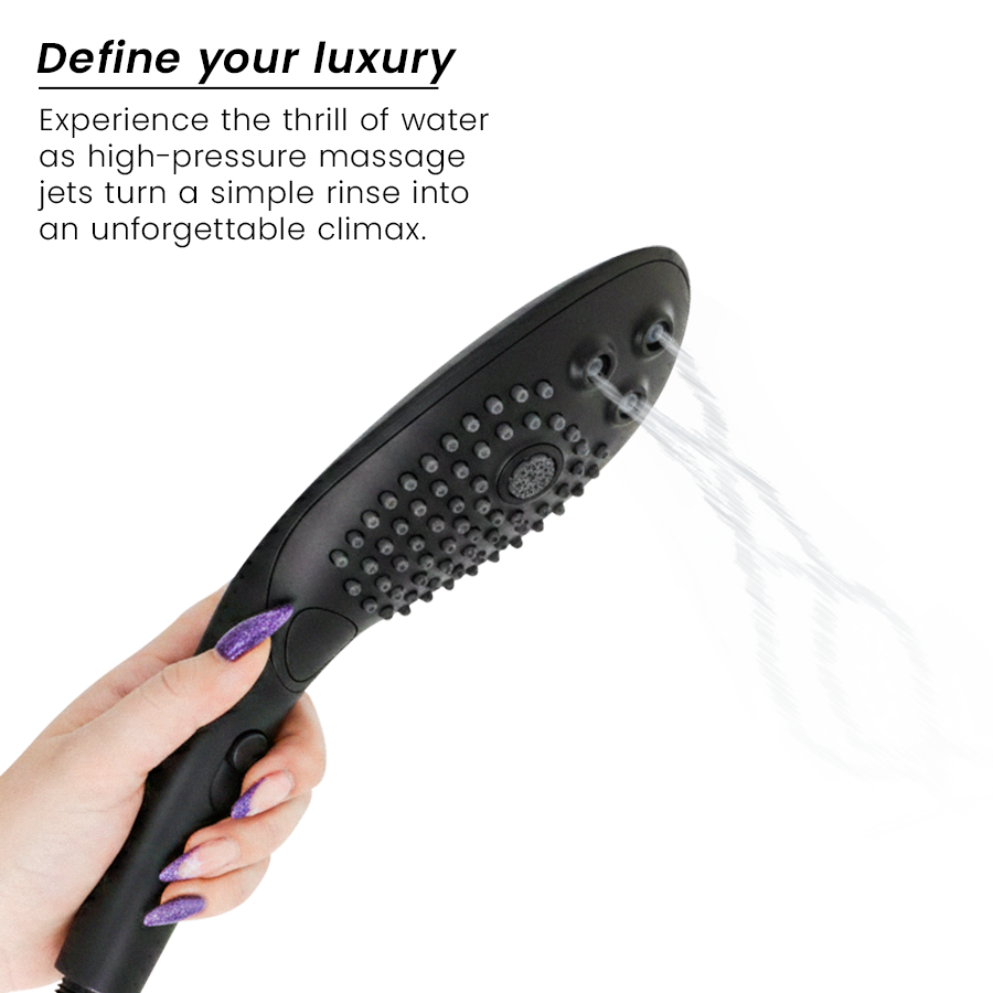 Womanizer Wave Nero soffione doccia 3 getti stimolante