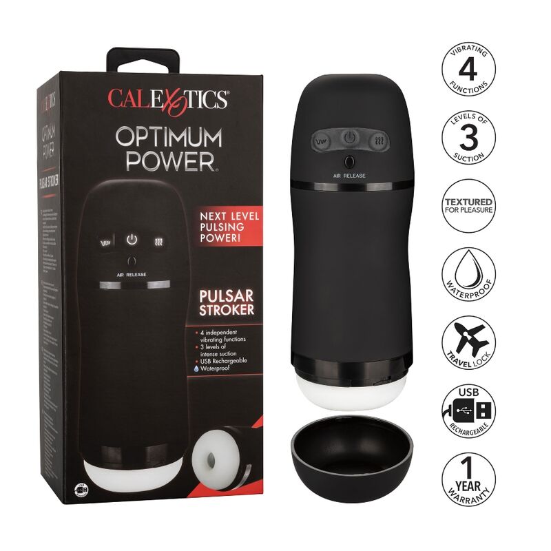 CalExotics Optimum Power Pulsar Stroker masturbatore aspirazione