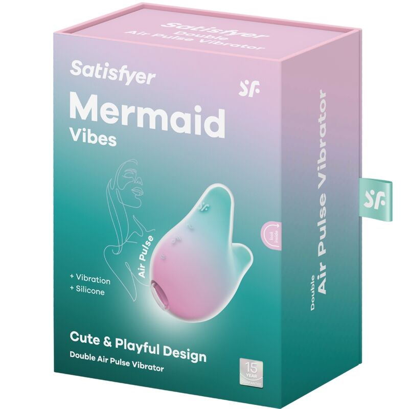 Satisfyer Mermaid Vibes stimolatore clitorideo menta rosa