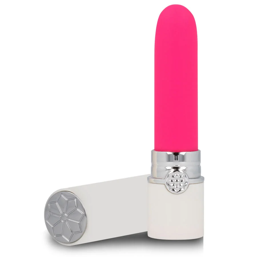 Lips Style Cleo vibratore rossetto bianco rosa 10 modalità