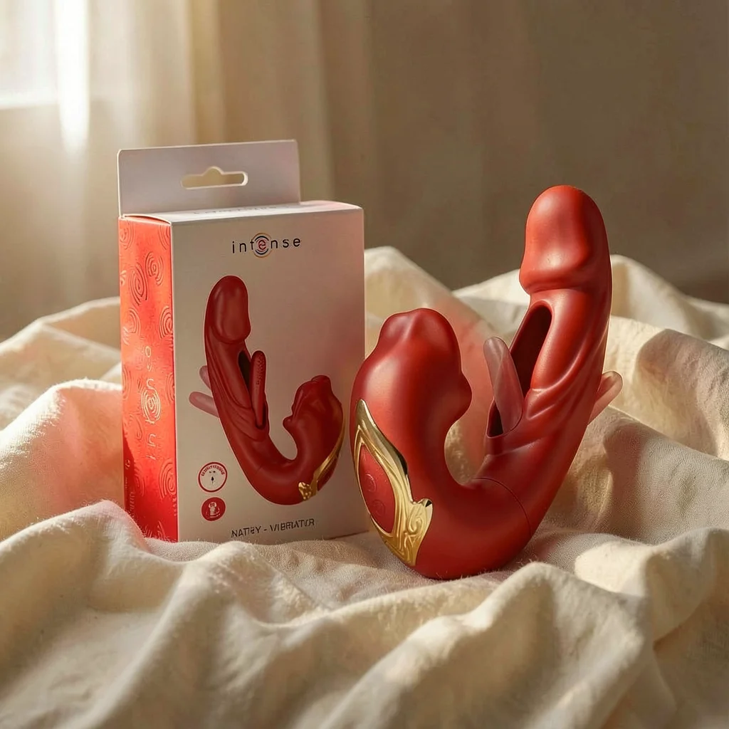 Intense Nathy vibratore succhia clitoride rosso