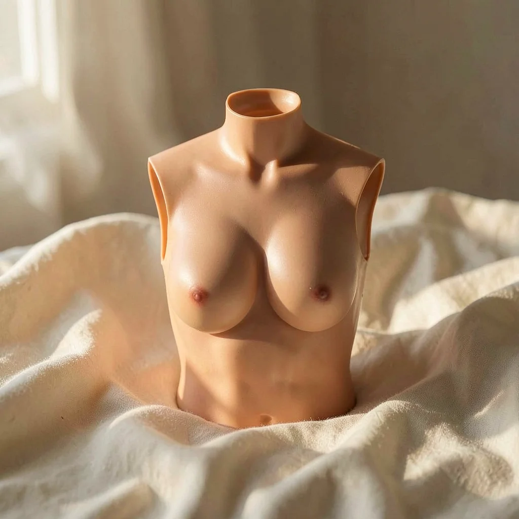 Hidden Desire Alter Ego High Neck Breast Top seno coppa E silicone carne