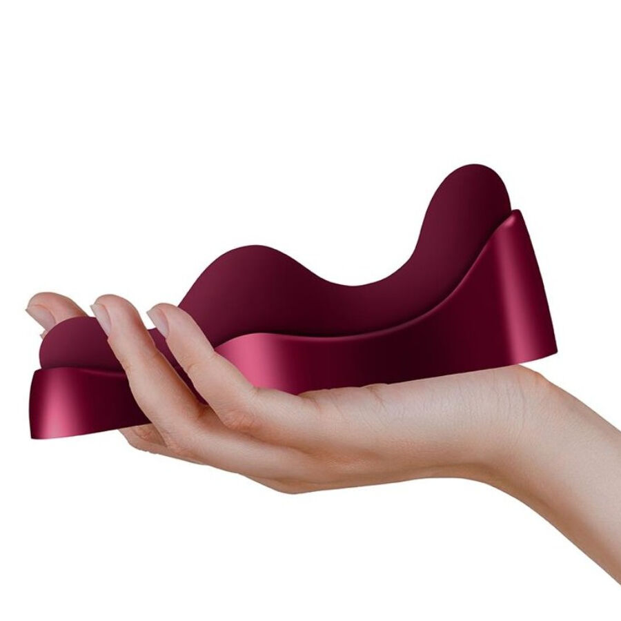 Rocks-Off Ruby Glow vibratore mani libere rosso telecomando