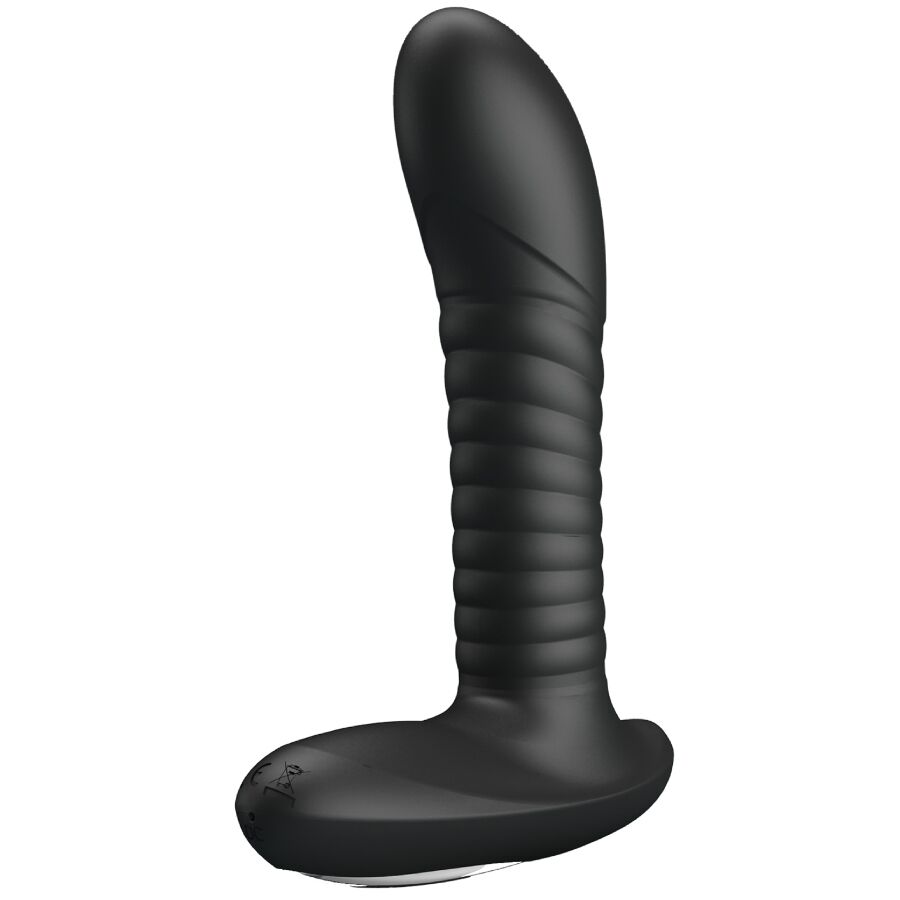 MR Play massaggiatore prostatico vibrante nero rotante