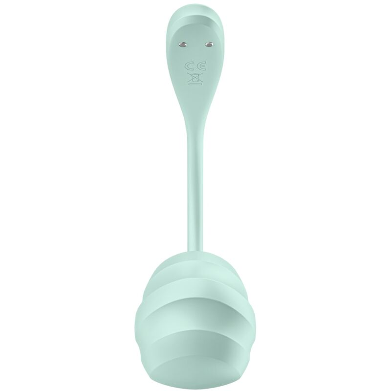 Satisfyer Smooth Petal stimolatore coppia verde acqua app