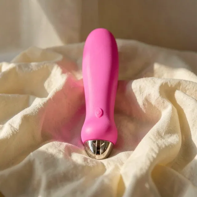Dolce Vita Cinque vibratore rosa 12,4 cm silicone